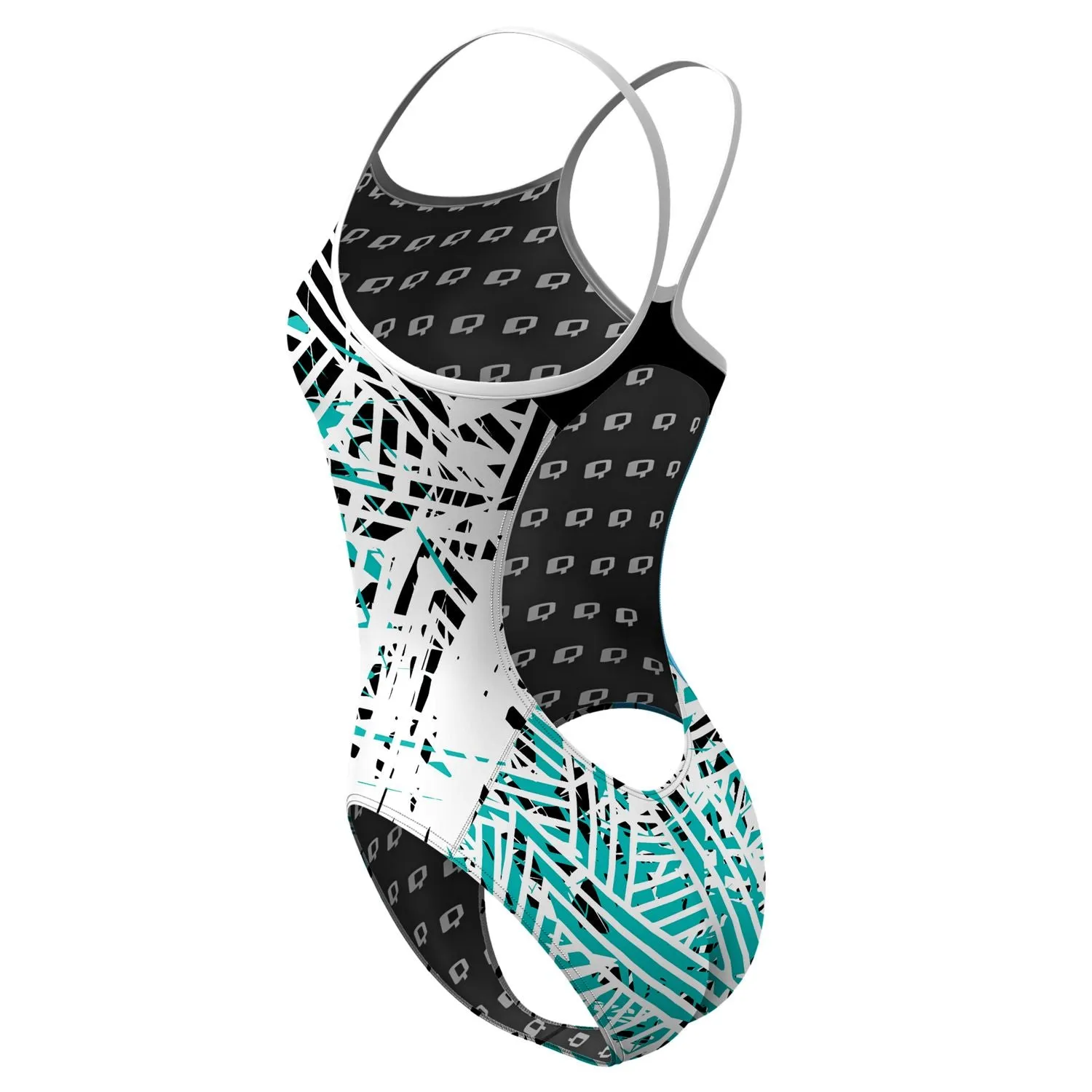 Chaos Skinny Strap Swimsuit