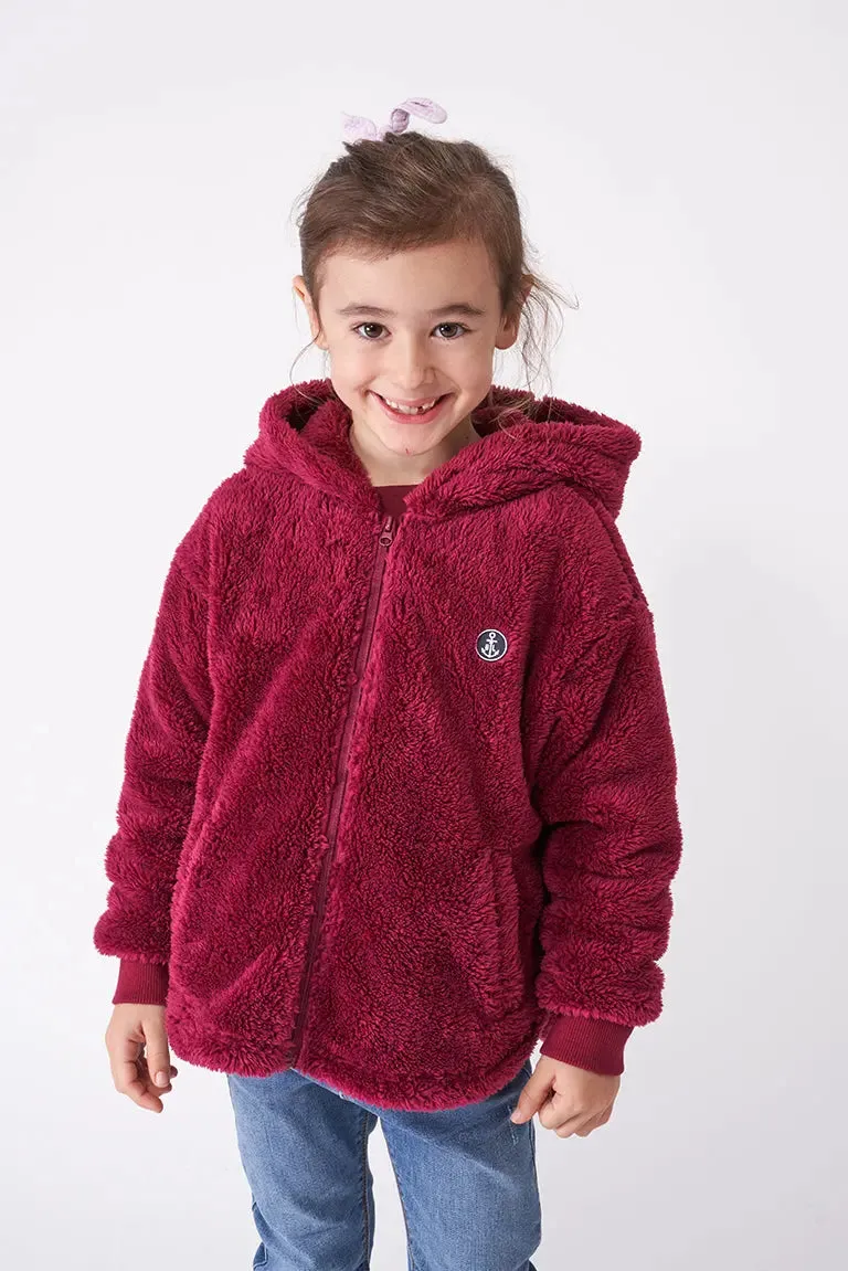 Chaqueta polar con capucha