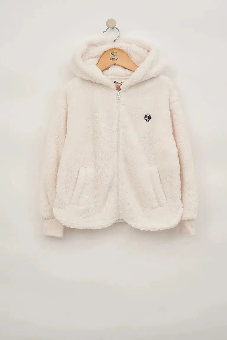 Chaqueta polar con capucha