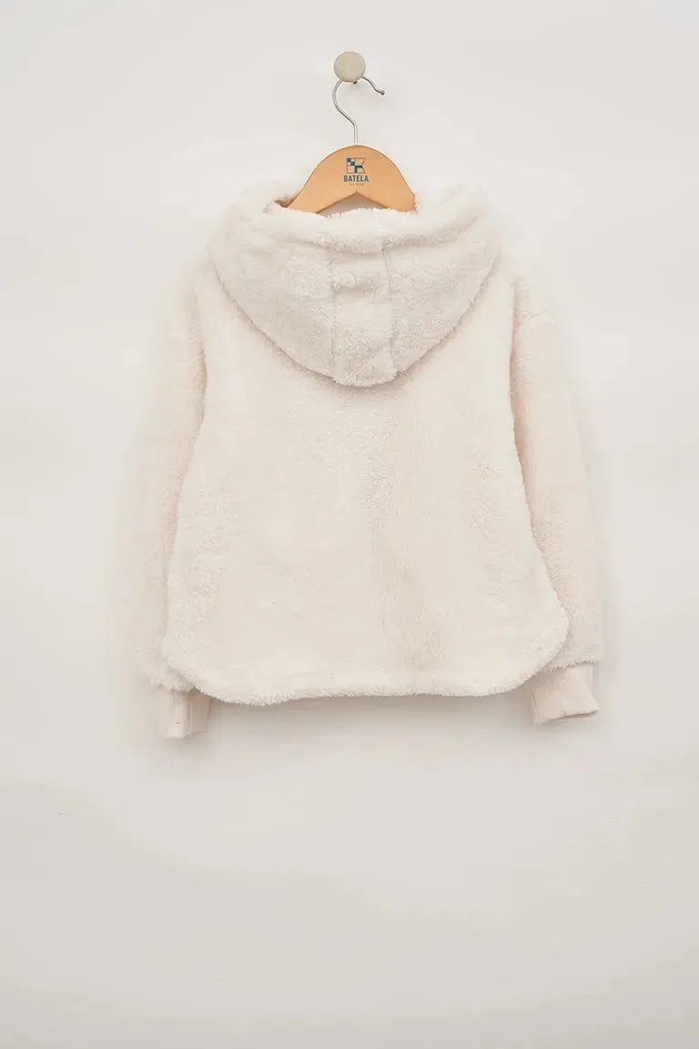 Chaqueta polar con capucha