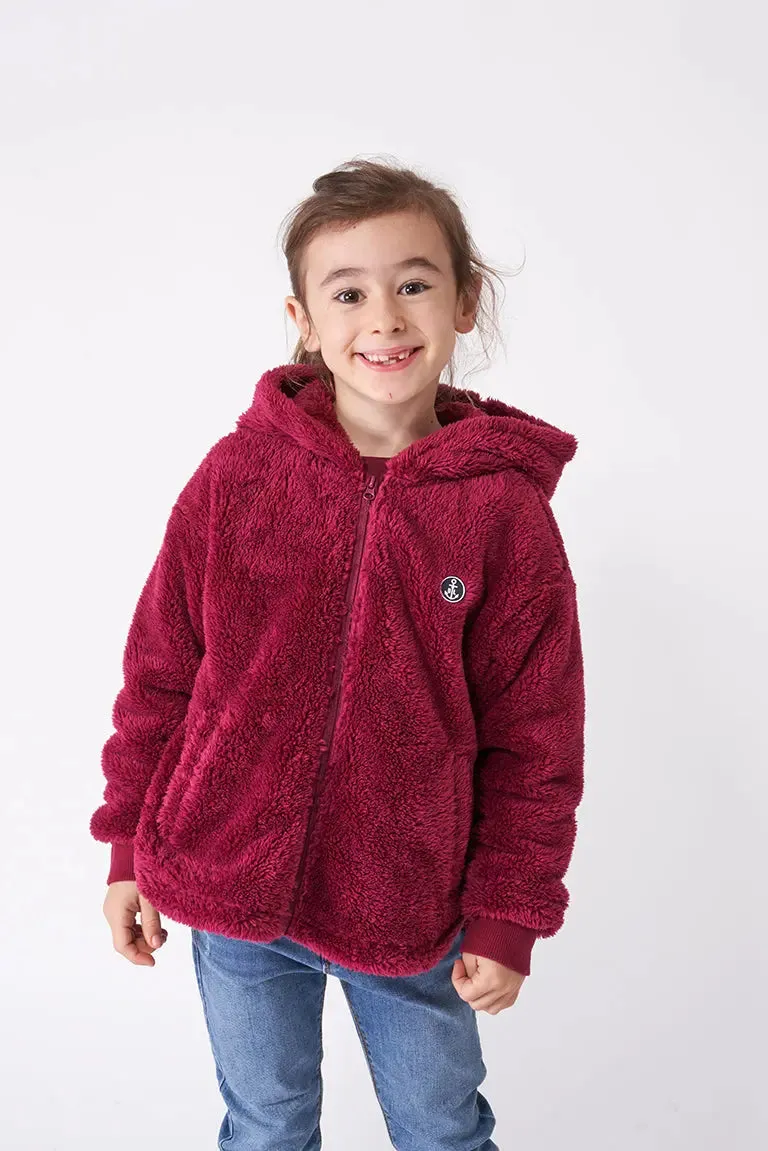 Chaqueta polar con capucha