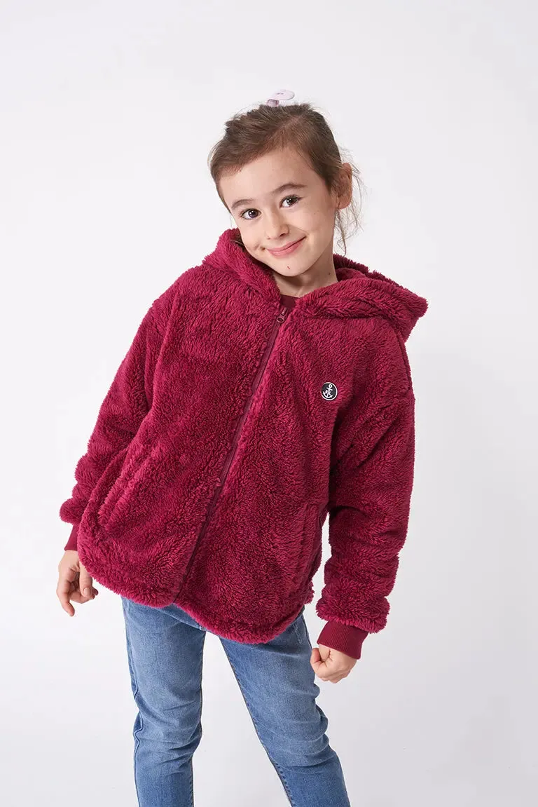 Chaqueta polar con capucha