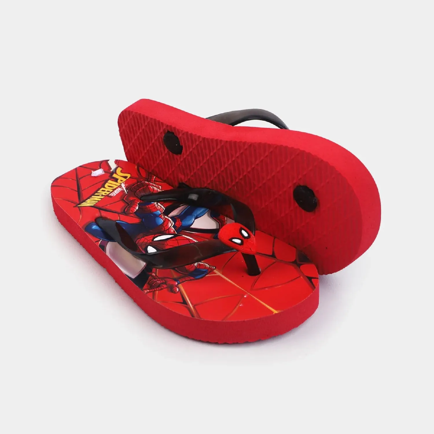 CHARACTER BOYS SLIPPER-Red