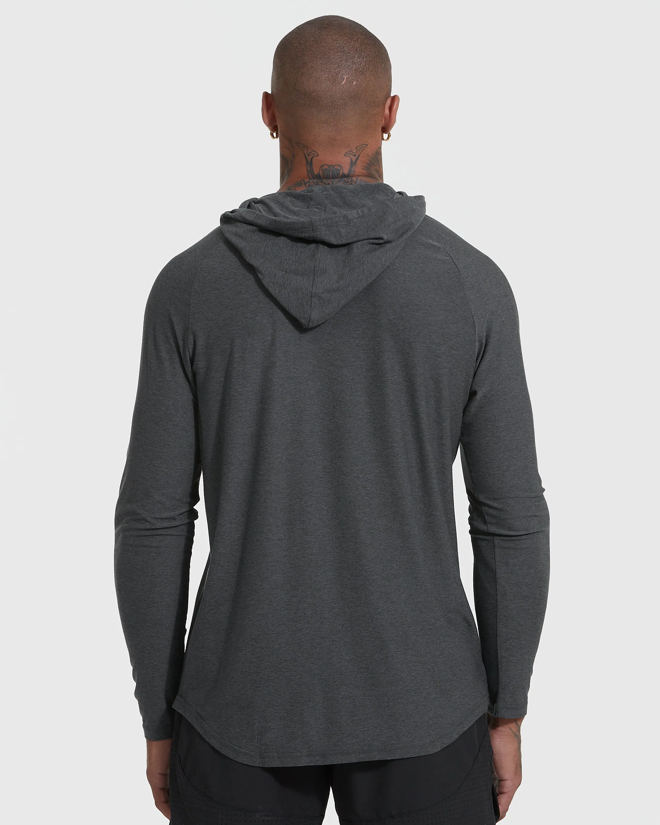 Charcoal Heather Gray Active Hoodie