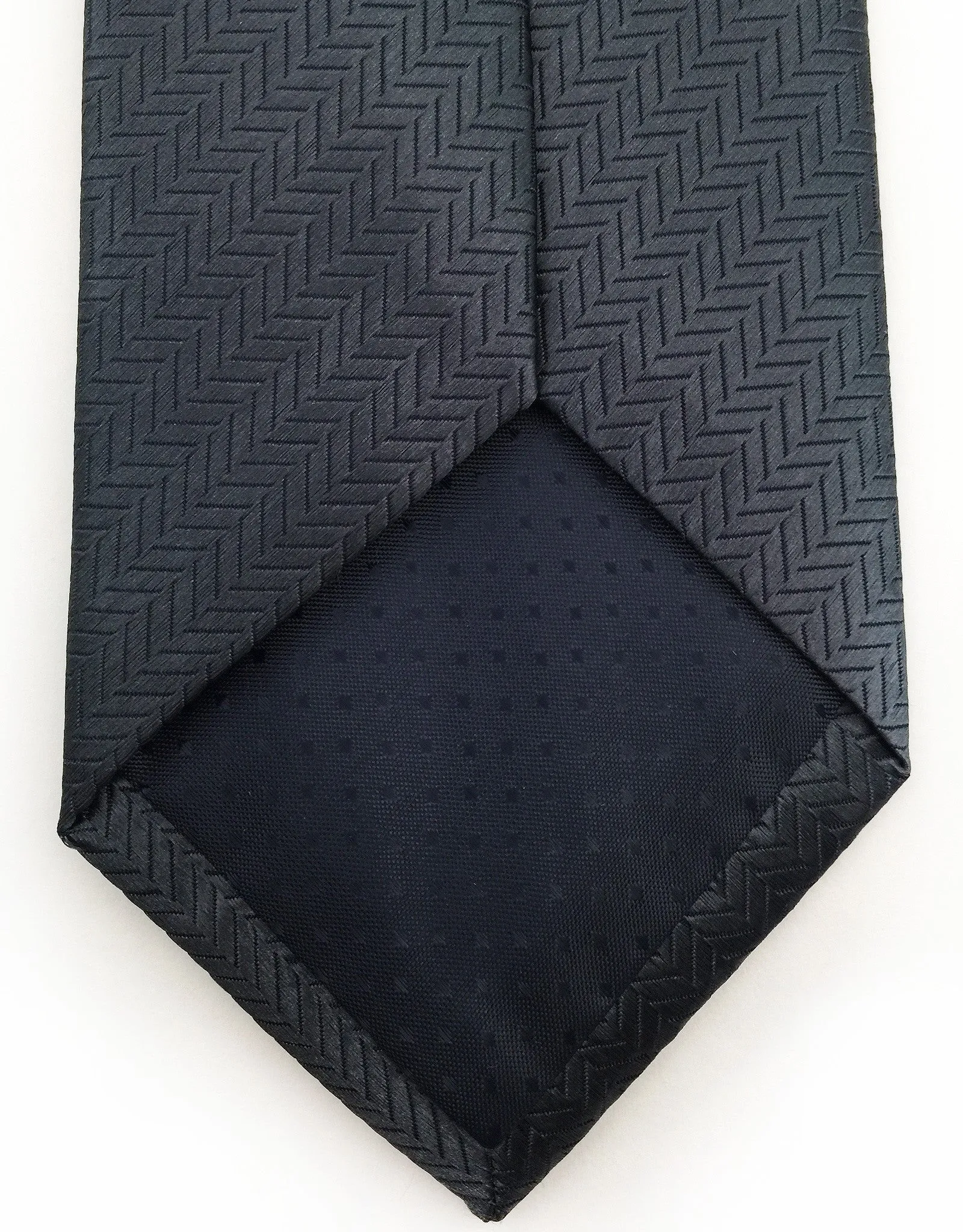 Charcoal Herringbone Tie