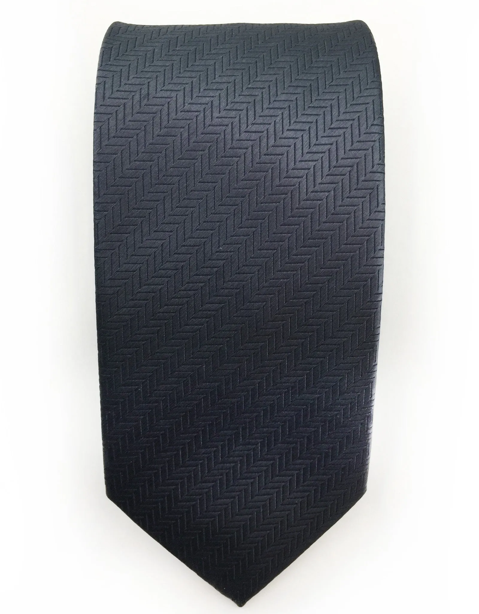 Charcoal Herringbone Tie