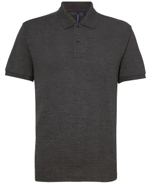 Charcoal* - Men’s polycotton blend polo