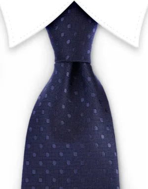 Charcoal Polka Dot Tie