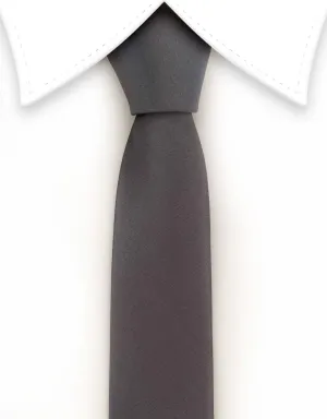 Charcoal Skinny Tie