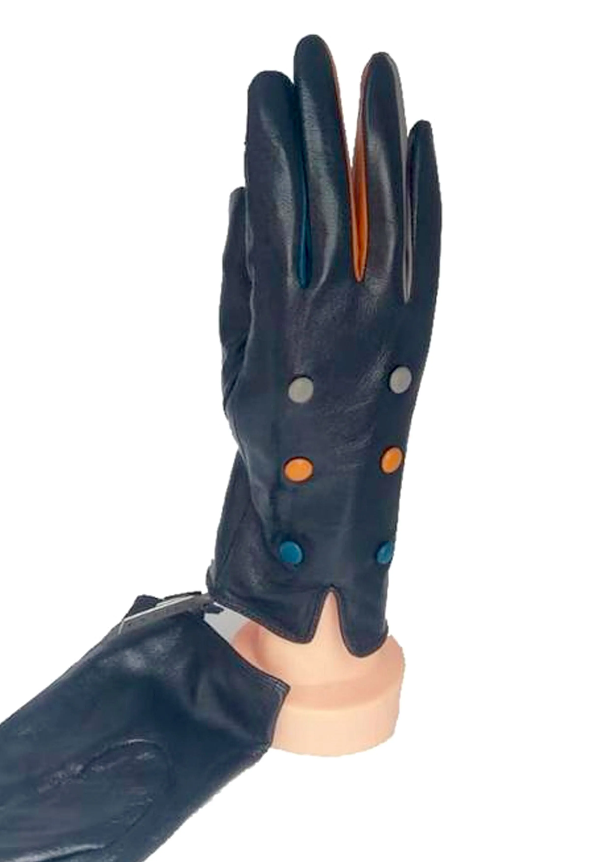 CHARITY G04 6 BUTTON LEATHER GLOVE RMD1805/001