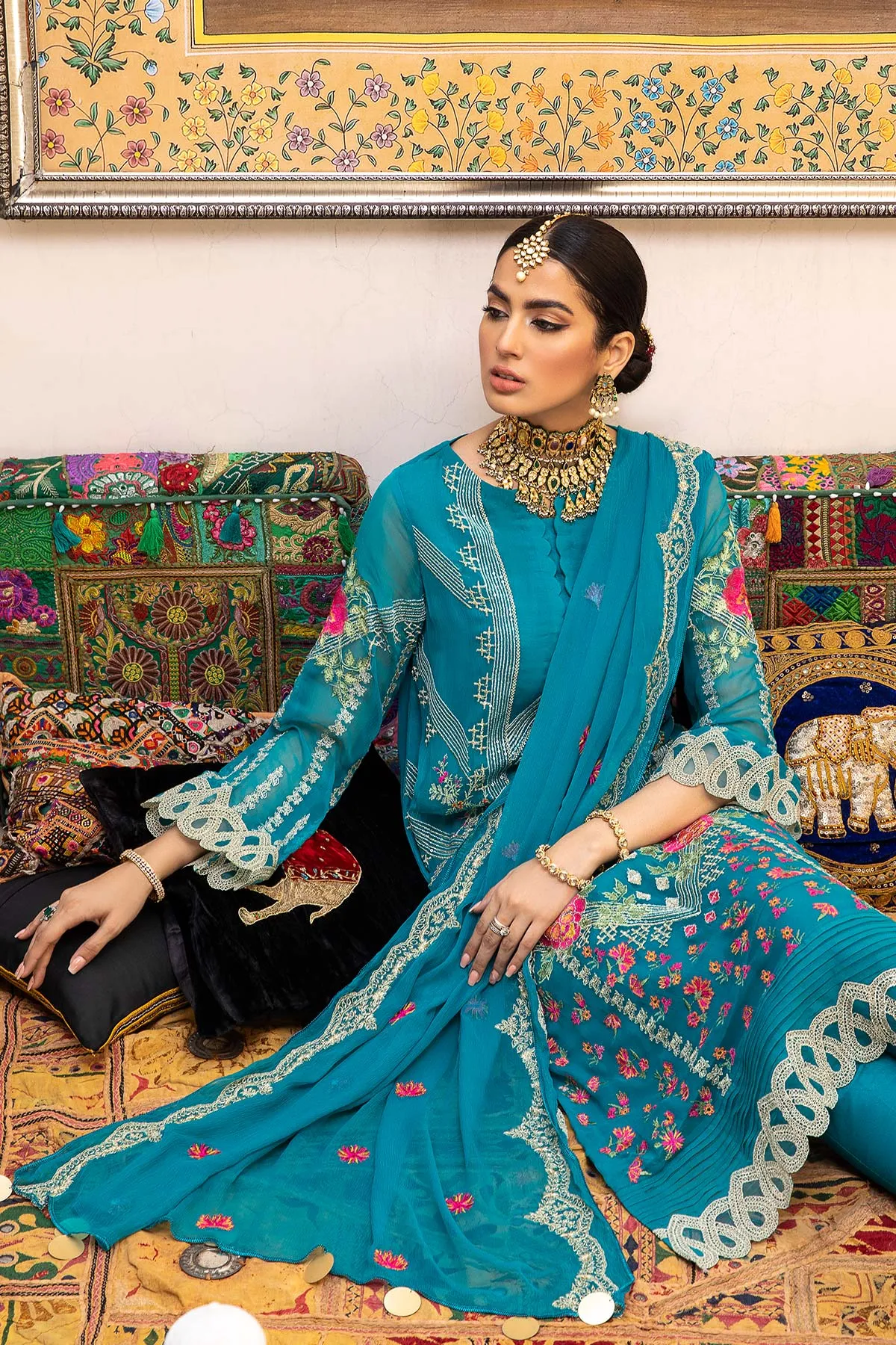 Charizma Celine Embroidered Chiffon Collection – CCE-07