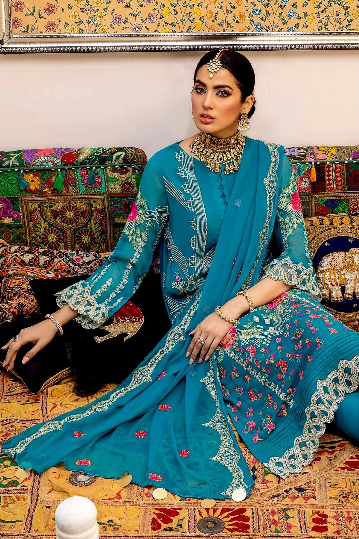 Charizma Celine Embroidered Chiffon Collection – CCE-07