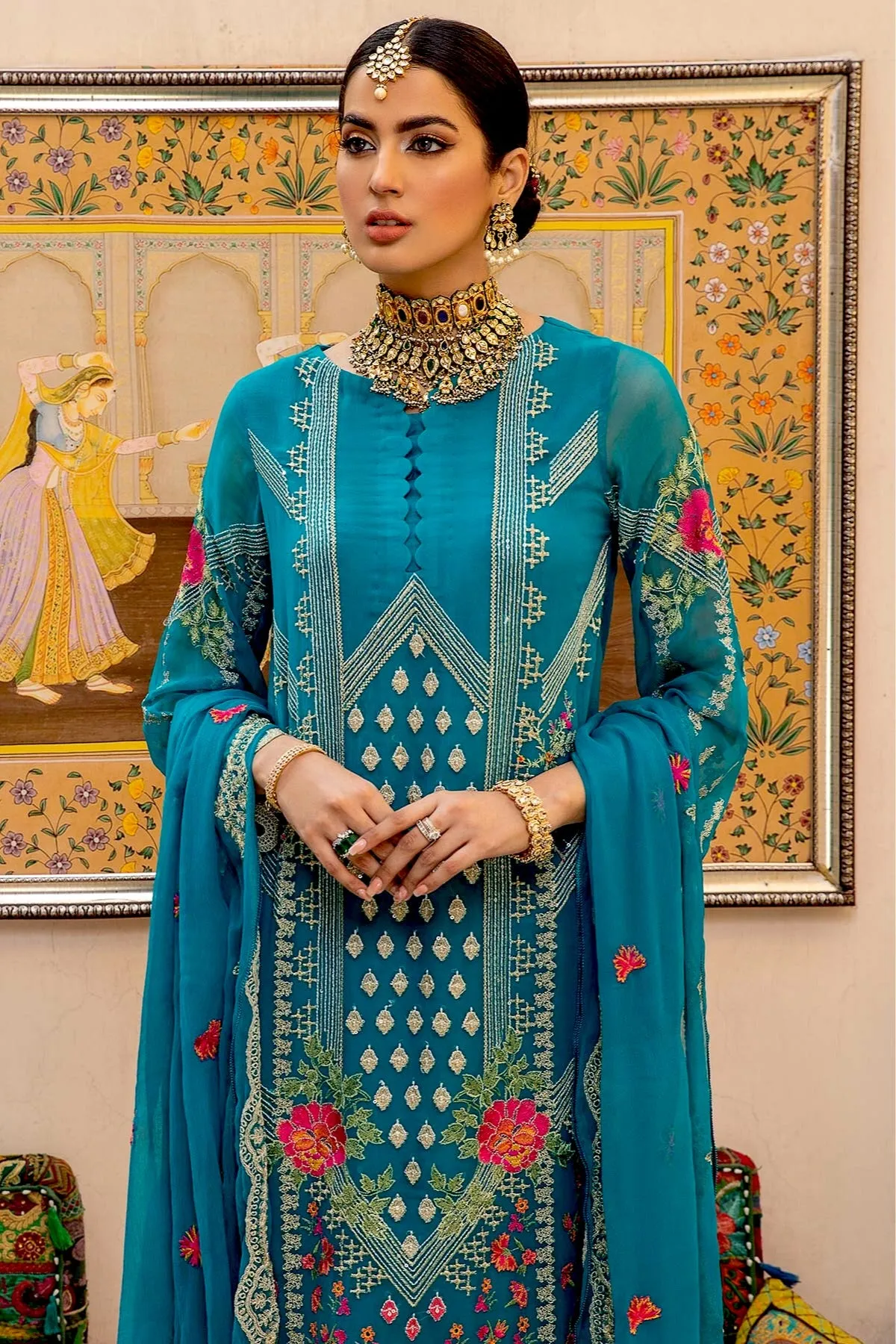 Charizma Celine Embroidered Chiffon Collection – CCE-07