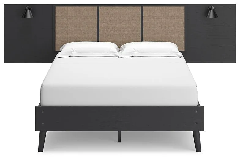 Charlang Full Panel Bed with 2 Extensions