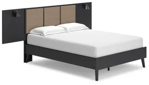 Charlang Panel Bed with 2 Extensions