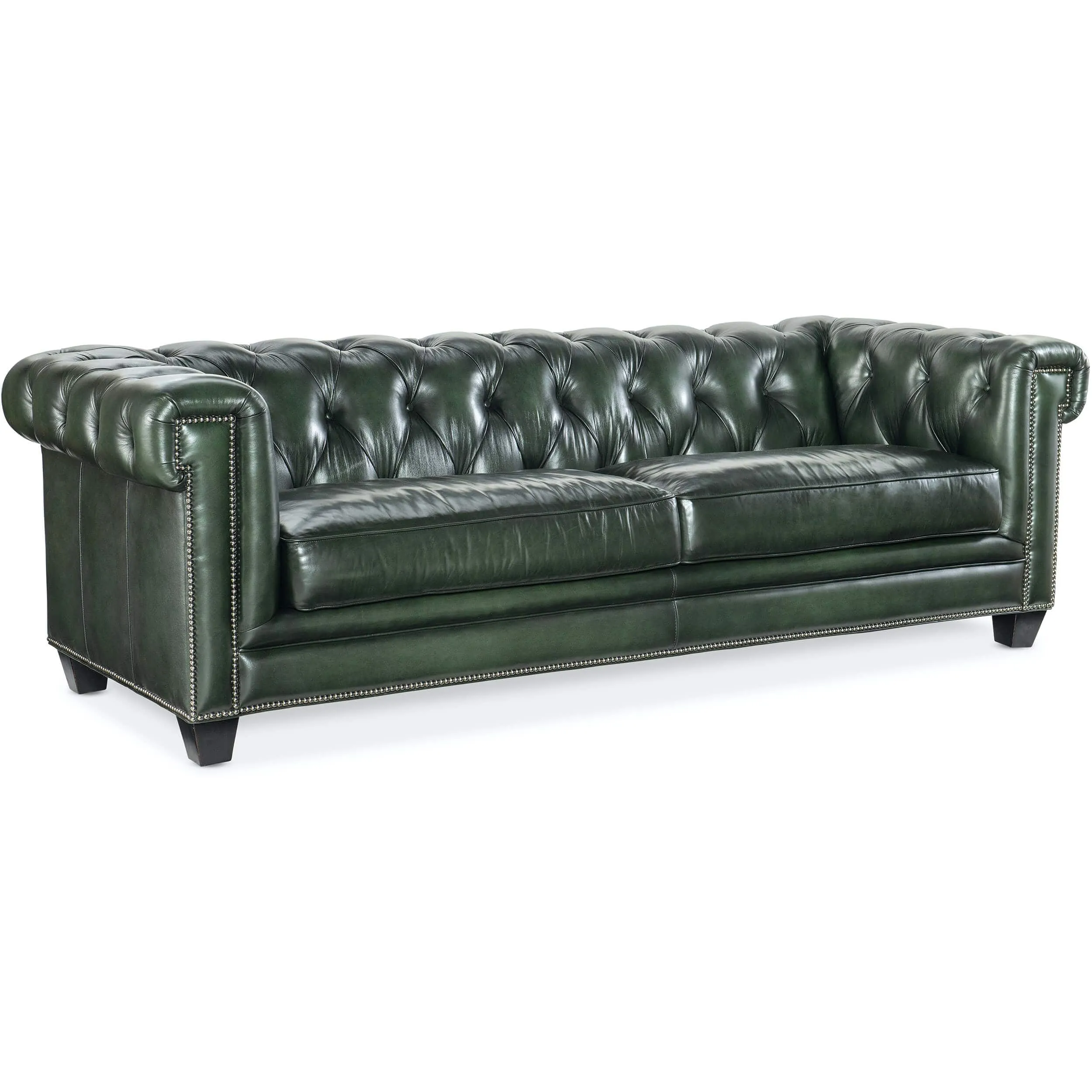 Charleston Tufted Leather Sofa, Sarzana Portal