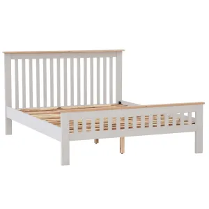 Charlestown Grey 5ft King Size Bed Frame