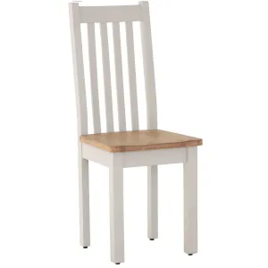 Charlestown Grey Dining Chair with Timber Seat