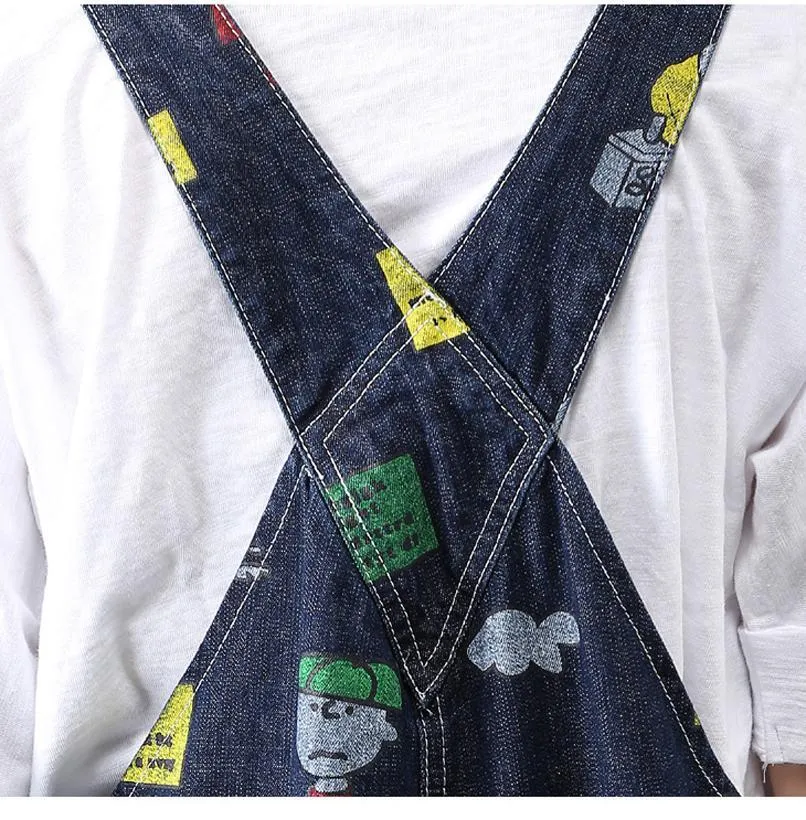 Charlie Brown and Snoopy 90's Denim Overalls