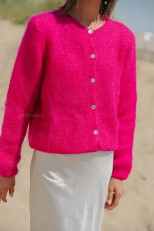 Charlie cardigan fuchsia