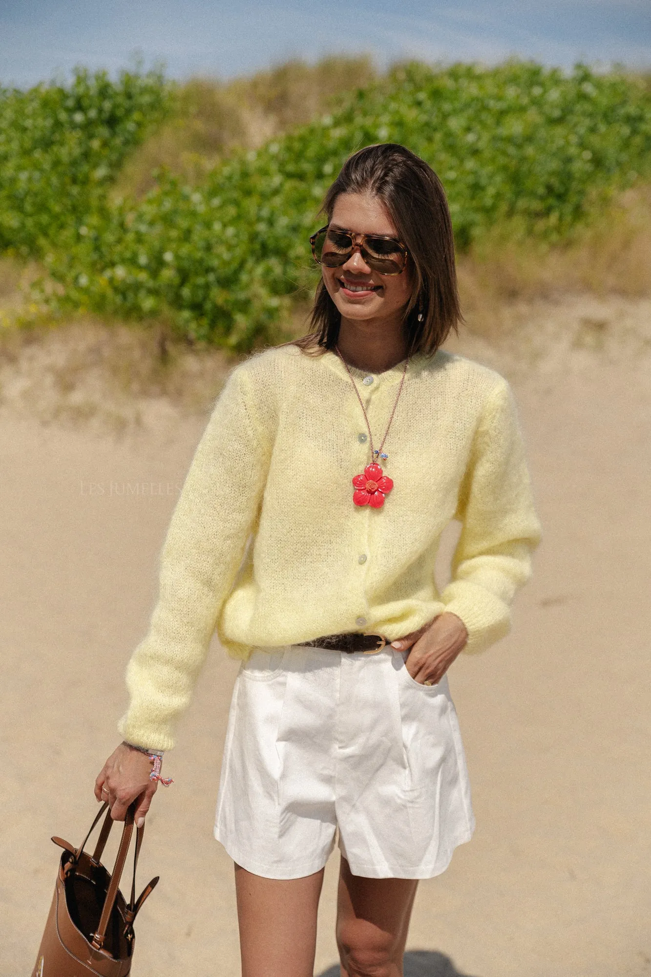 Charlie cardigan light yellow