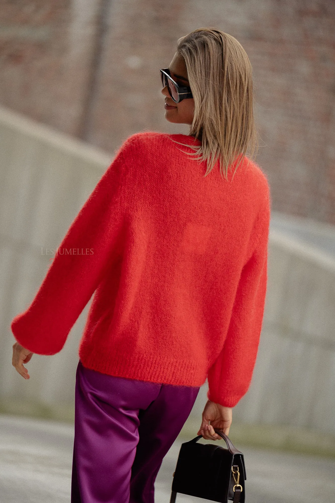 Charlie cardigan red