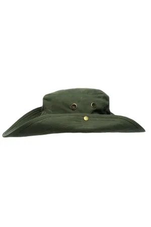 Charlie Cotton Bucket Hat  |  Forest Green