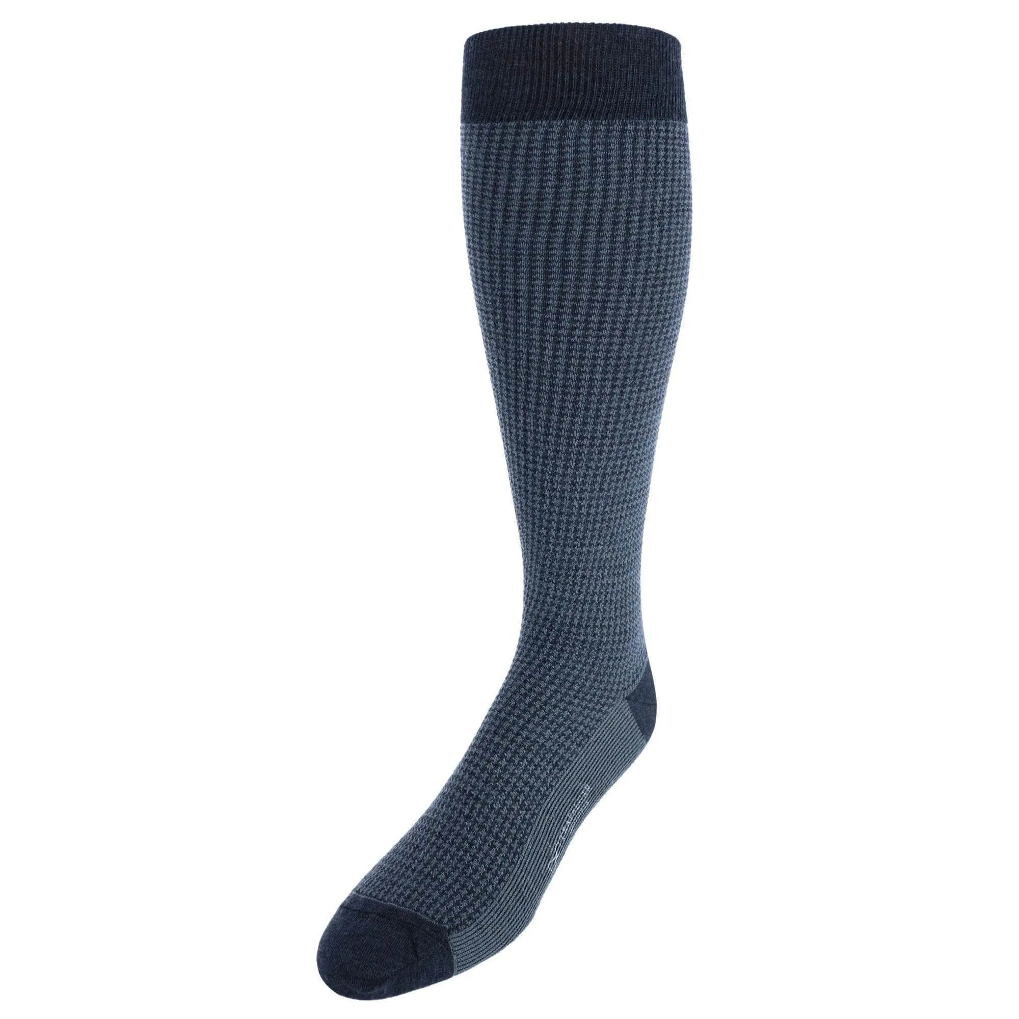 Charlie Over The Calf Houndstooth Merino Wool Socks