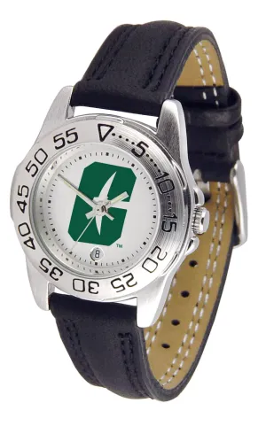 Charlotte 49ers Sport Leather Ladies Watch