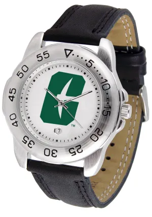 Charlotte 49ers Sport Leather Men’s Watch