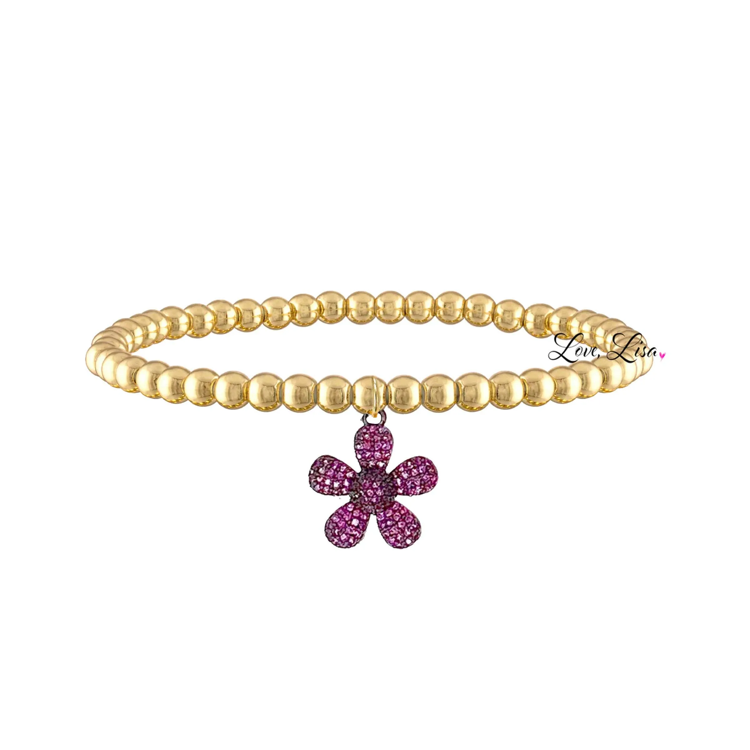 Charlotte Stunning Flower Stretch Bracelet