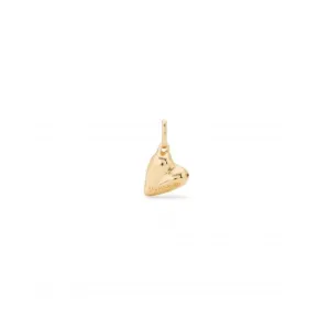 Charm Heart 18k Gold-Plated Heart Shape Charm CHA0244ORO000