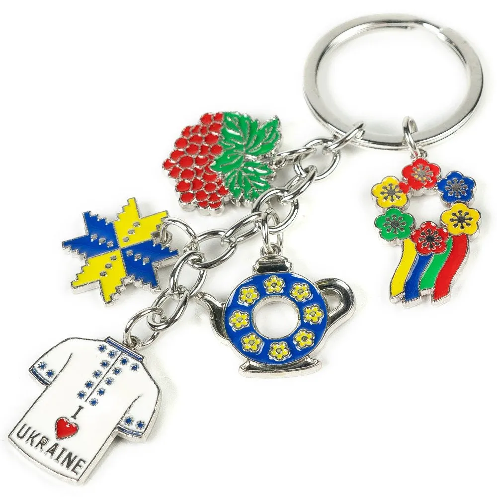 Charm Keychain “Symbols of Ukraine”