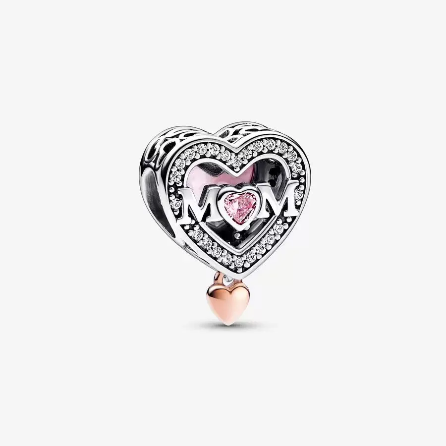 Charm Openwork Mamma con Cuore Pendente - 782653C01