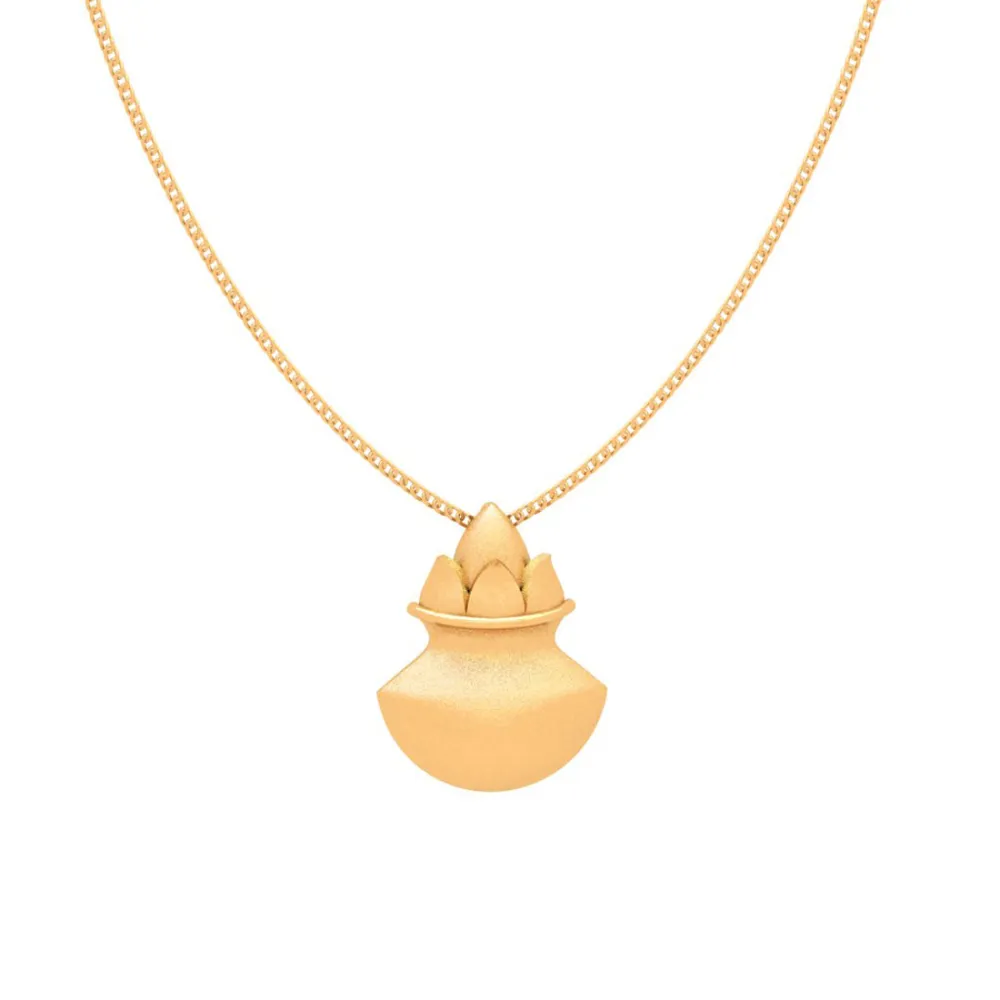 Charming 14k Gold Pendant From Pc Chandra Online Exclusive