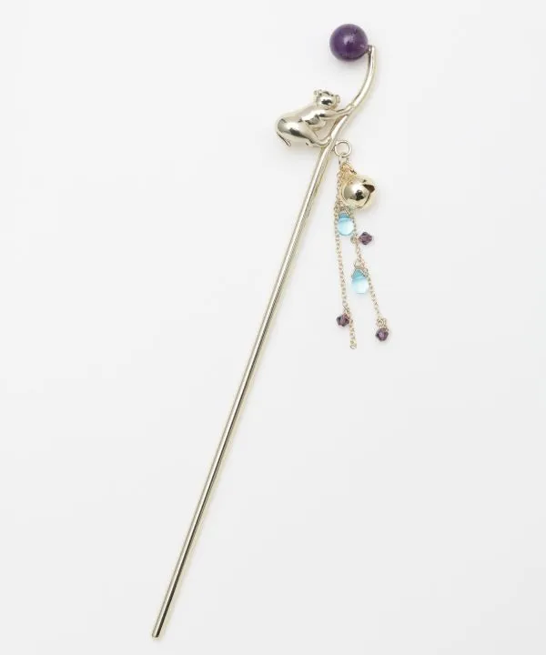 Charming Animal KANZASHI Hair Stick