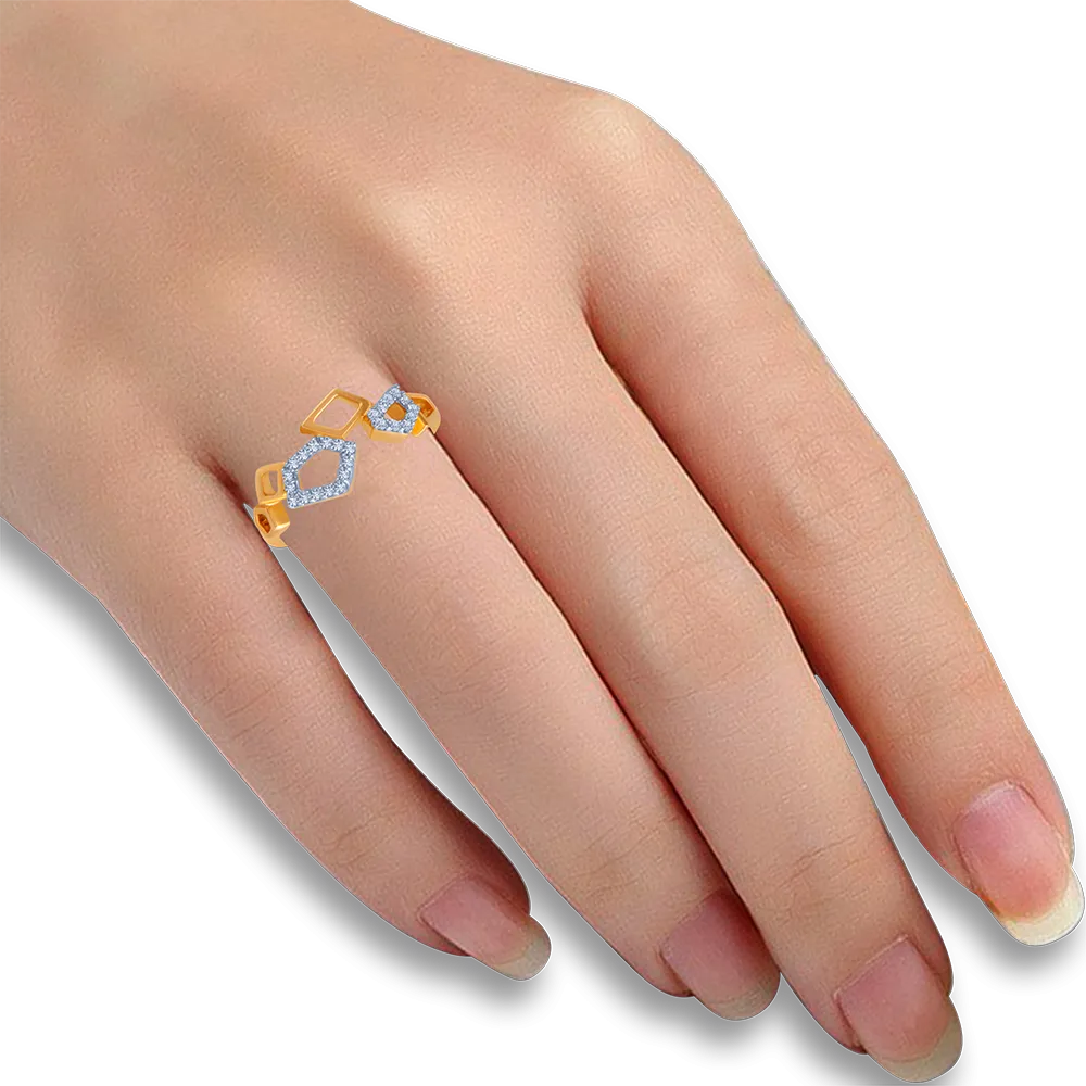 Charming Chassis Diamond Ring