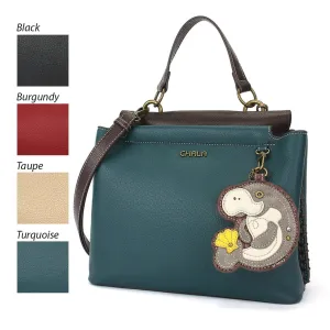 Charming Satchel by Chala, Your Choice of Key Chain! VEGAN