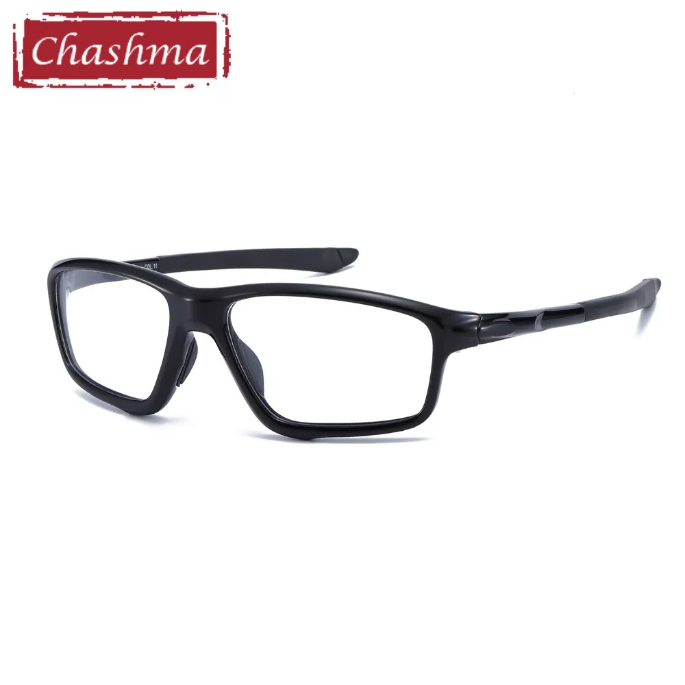 Chashma Men's Full Rim Square Tr 90 Titanium Sport Eyeglasses 9231