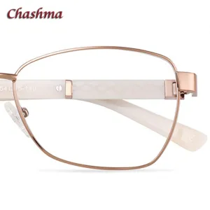 Chashma Ochki Women's Full Rim Square Acetate Alloy Eyeglasses 7010