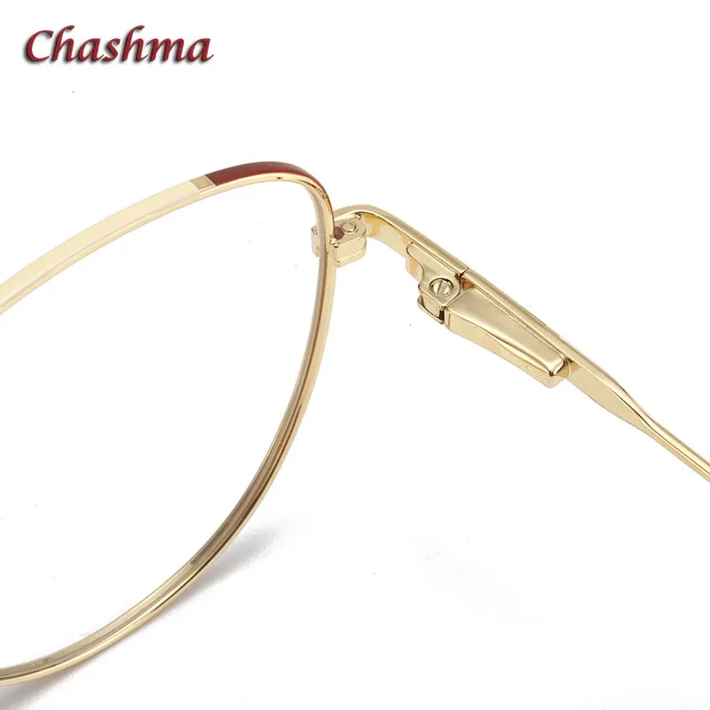 Chashma Ochki Women's Full Rim Square Cat Eye Alloy Eyeglasses 4120