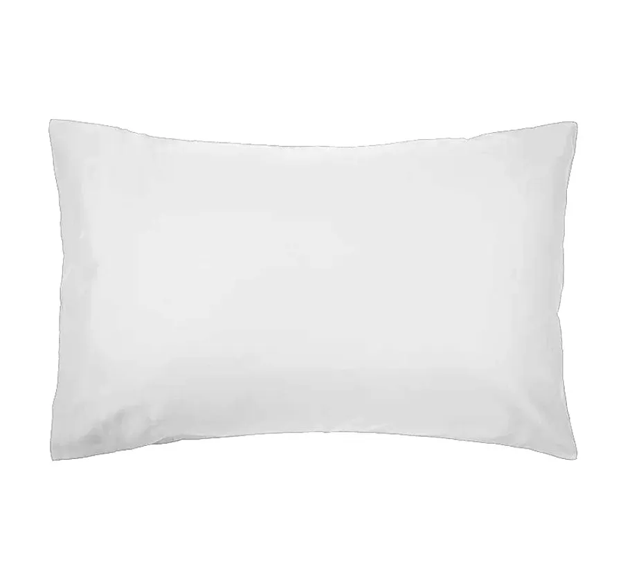 Chateau 210THC Polyester Cotton King Pillowcase White