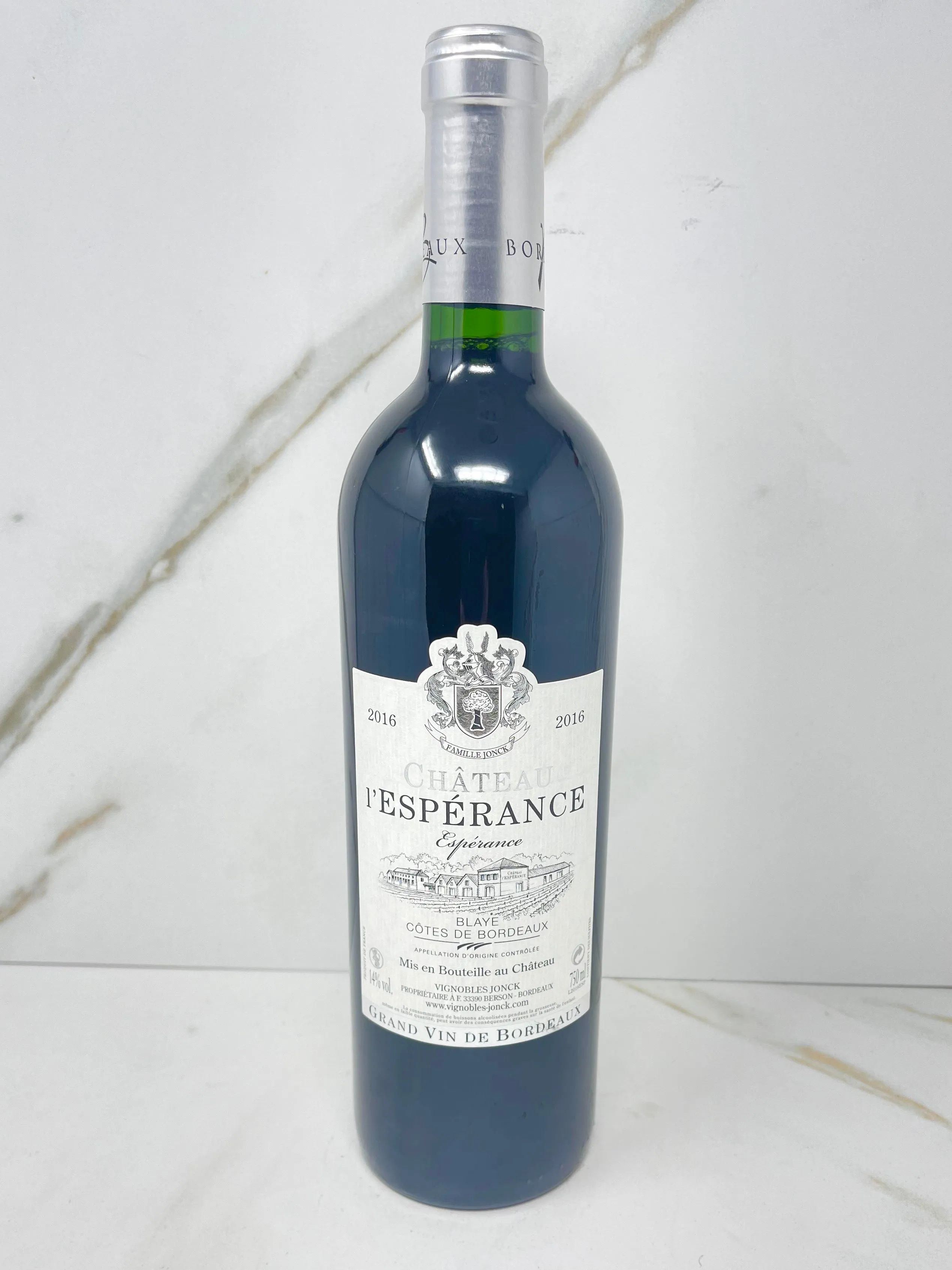 Chateau L' Esperance, Red Blend, Bordeaux, France, 750mL