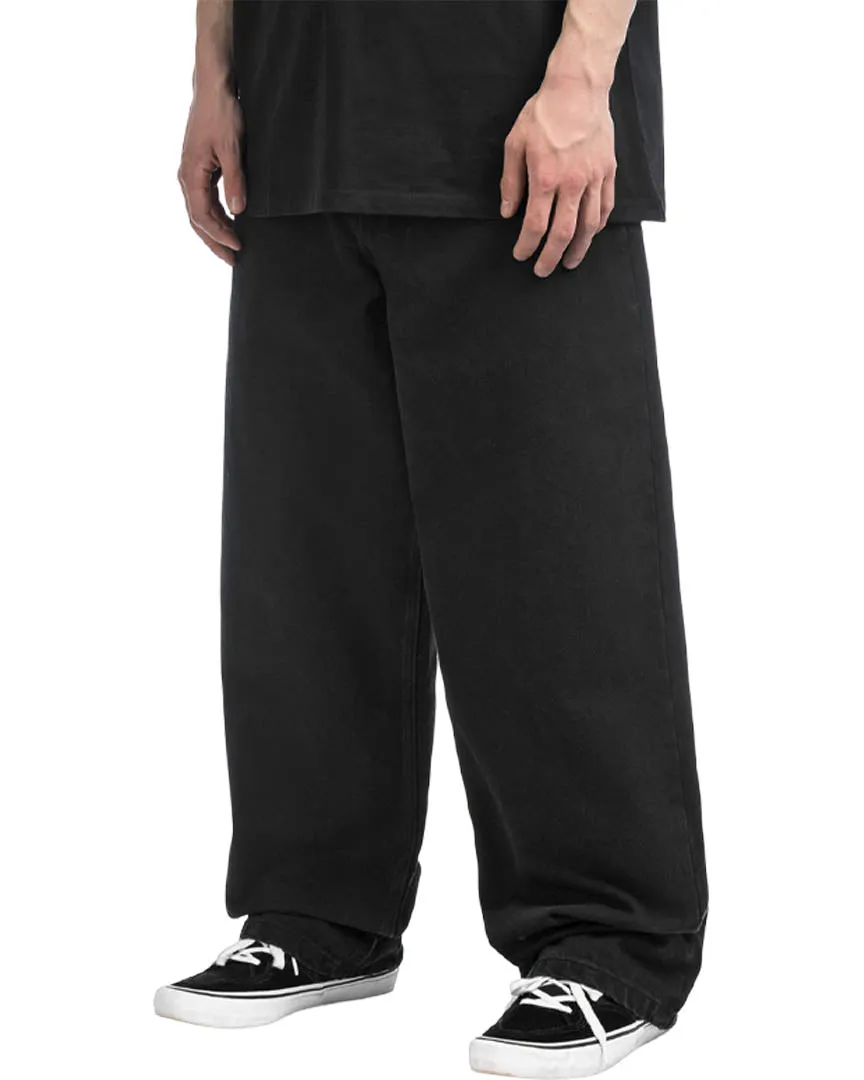 Check-5 Baggy Denim Pant Jeans - Black