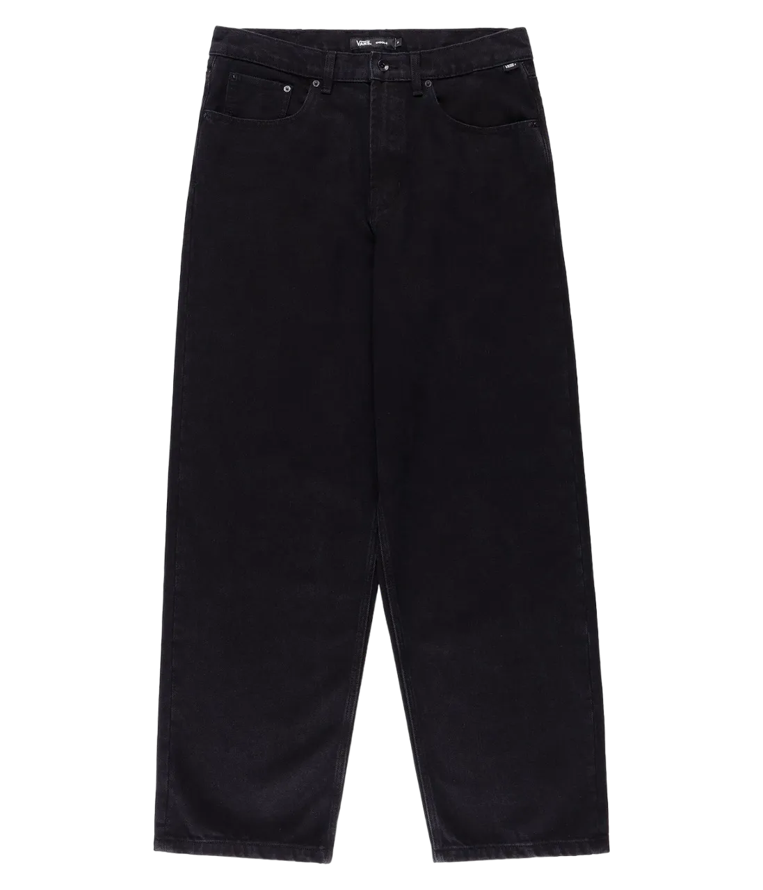 Check-5 Baggy Denim Pants - Black