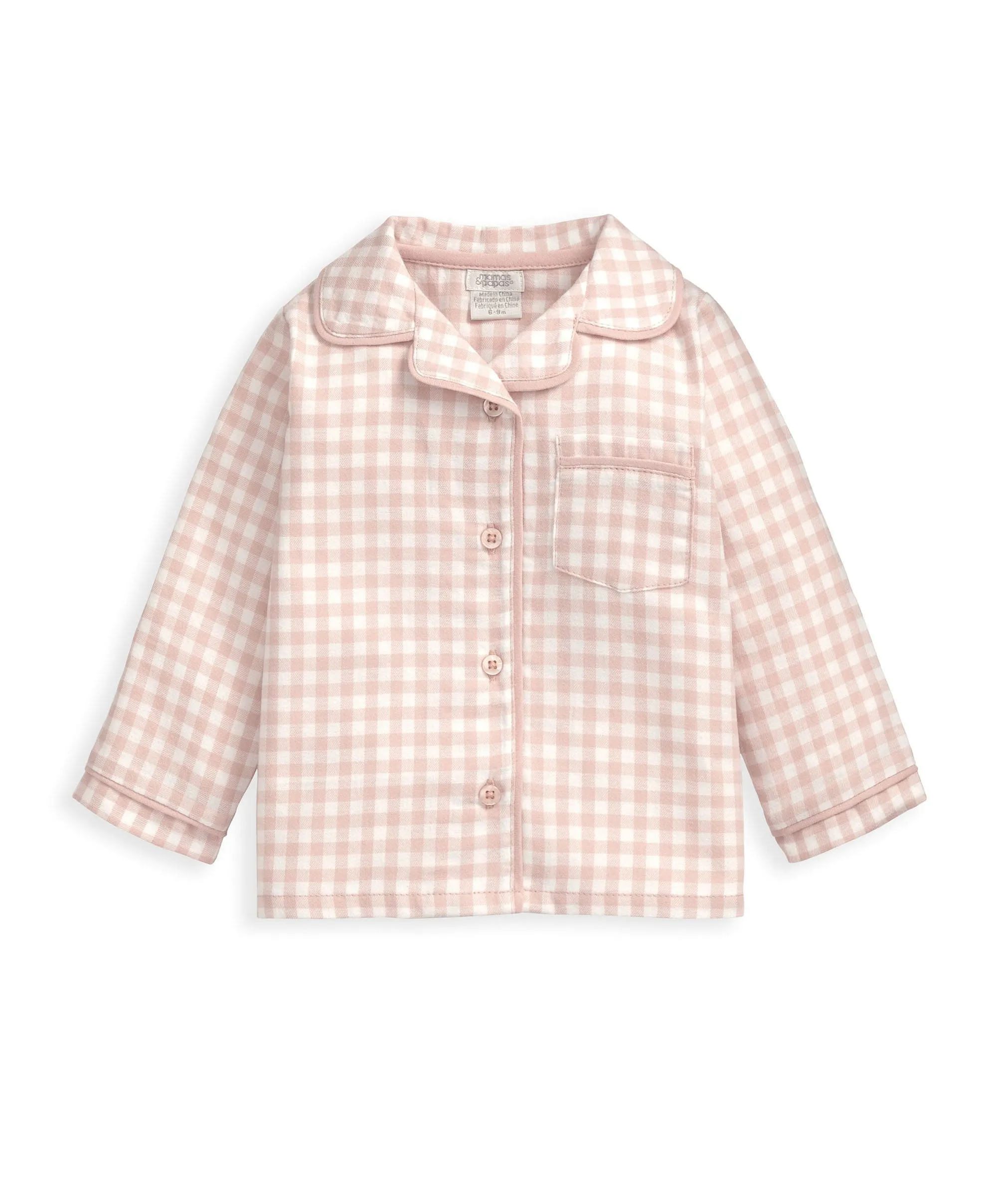 Check Woven Pyjamas - Pink