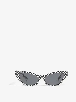 Checked acetate sunglasses