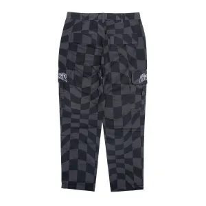 Checked Cargo Pants (Black/Charcoal)