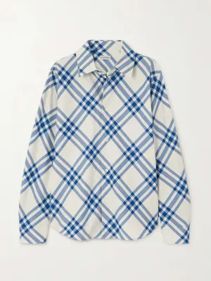 Checked cotton shirt