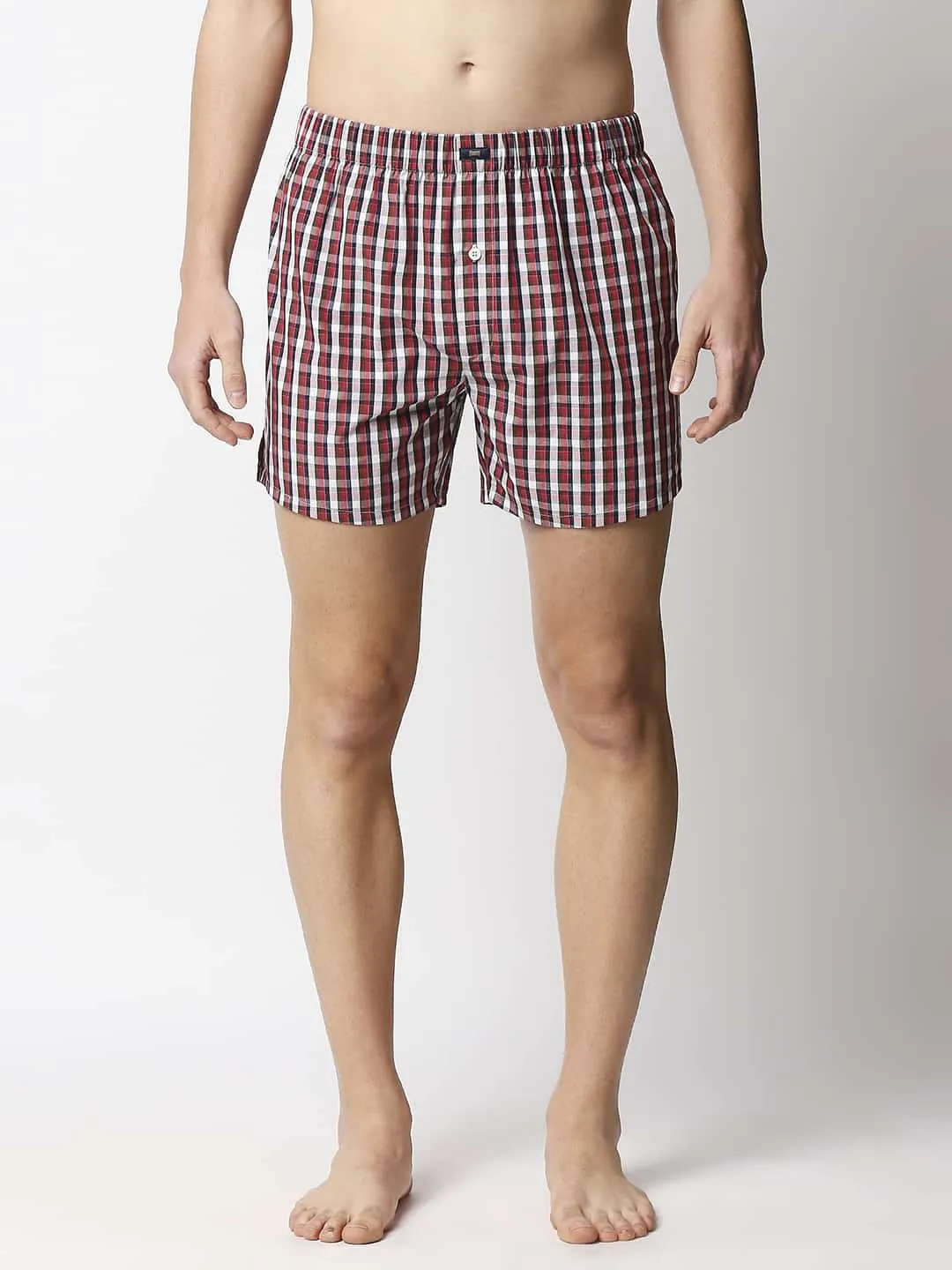 Checked Pure Cotton Boxers